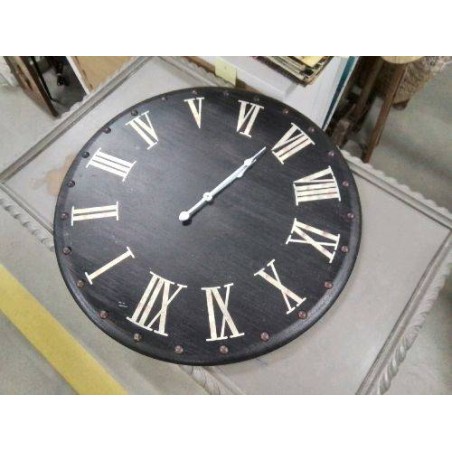 HORLOGE BOIS NOIRE