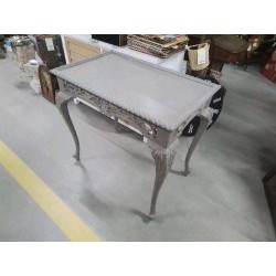 CONSOLE GRIS PATINÉE 