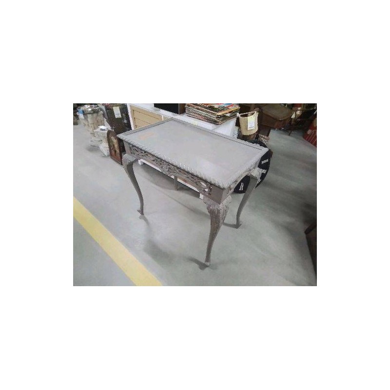 CONSOLE GRIS PATINÉE 