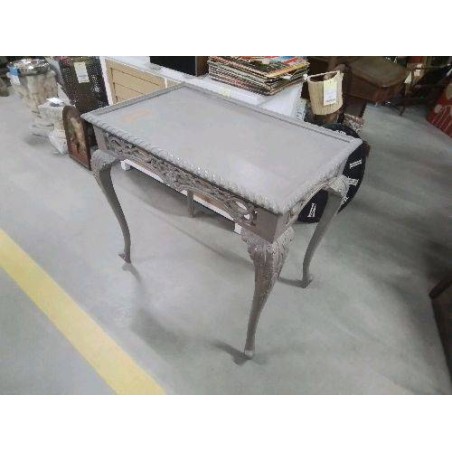 CONSOLE GRIS PATINÉE 