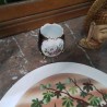 OEUF DECO SUR PIED DÉCOR FLEURS