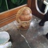 STATUETTE VISAGE BUDDHA BOIS