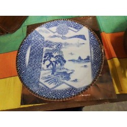 ASSIETTE ASIATIQUE PAYSAGE 