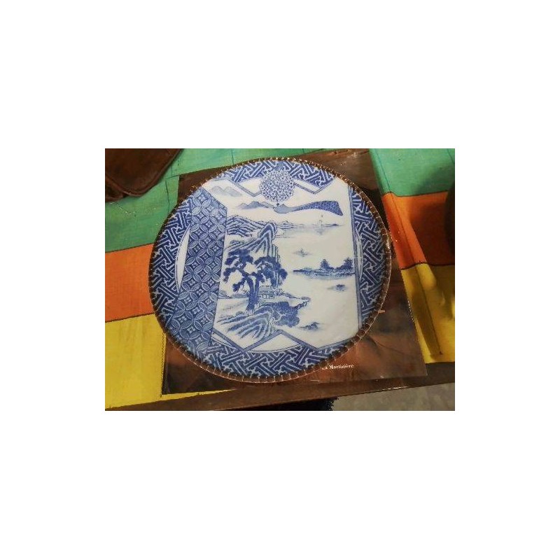 ASSIETTE ASIATIQUE PAYSAGE 