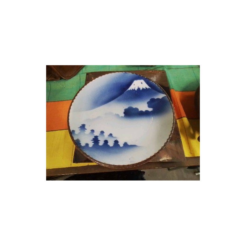 ASSIETTE ASIATIQUE MONT FUJI