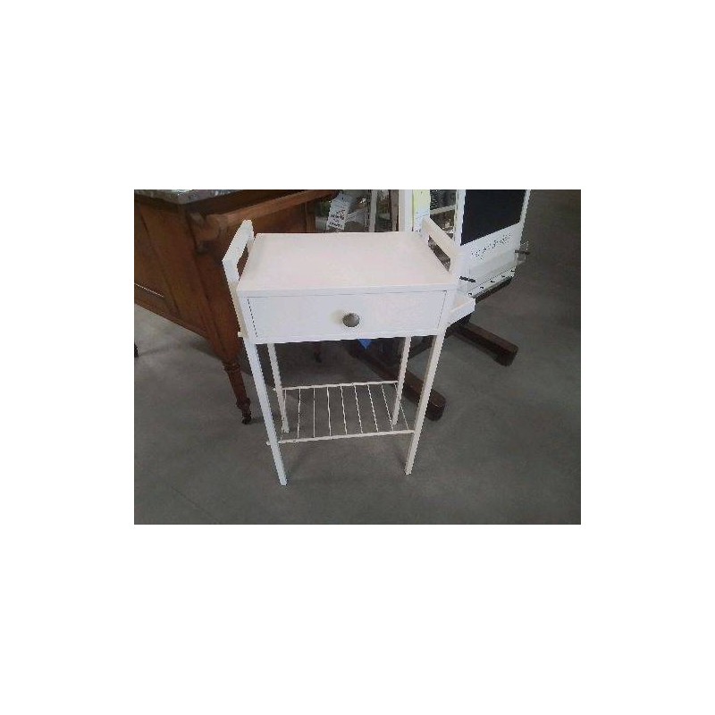 CHEVET BOIS RETRO BOIS METAL