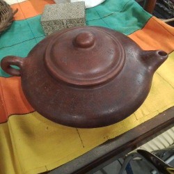THEIERE PLATE CHINOISE ARGILE 