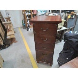 CHIFFONNIER 5T COULEUR ACAJOU