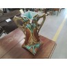 VASE ART NOUVEAU BARBOTINE EN L ETAT 