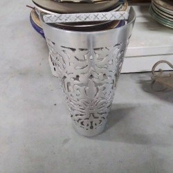 APPLIQUE ALU DEMI LUNE AJOURÉE 