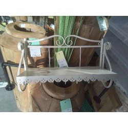 ETAGERE METAL CREME A SUSPENDRE POR’TE TORCHONS