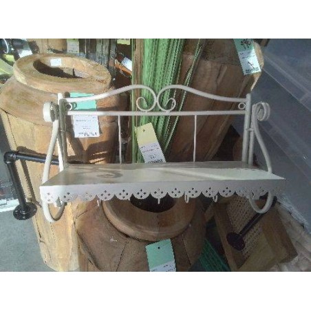 ETAGERE METAL CREME A SUSPENDRE POR’TE TORCHONS