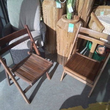 CHAISE PLIANTE BOIS