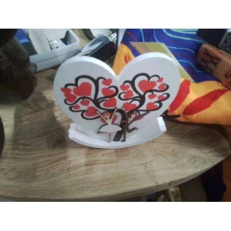 COEUR DÉCO BOIS PERSONNAGES 