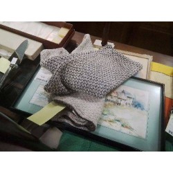 PAIRE HOUSSES COUSSIN NOIR ET BEIGE FORMES GÉOMÉTRIQUES 