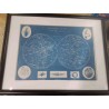 CARTE PLANISPHERE VINTAGE