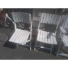 CHAISE JARDIN BLANC PLIANTE 