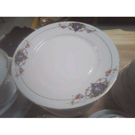 SERVICE VAISSELLE FLEURI TCHECOSLOVAQUIE 