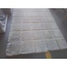 TAPIS CARREAUX SHAGGY ÉCRU 160 X 230