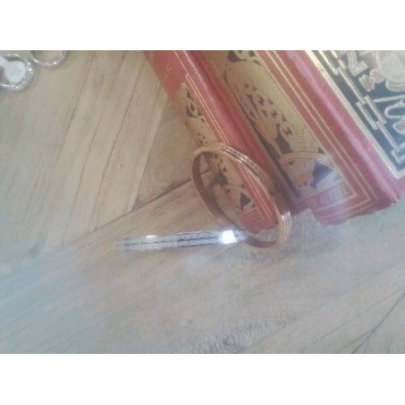 BRACELET JONC FRISE GRECQUE 