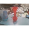VASE PM OPALINE ROUGE VINTAGE