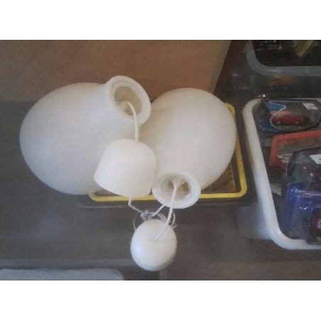 SUSPENSION IKEA BLCHE FORME CLOCHE