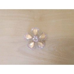 BROCHE FLEUR FANTAISIE 