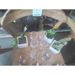 LOT 3 POTS PM CERAMIQUE BLCHE PLANTES ARTIF