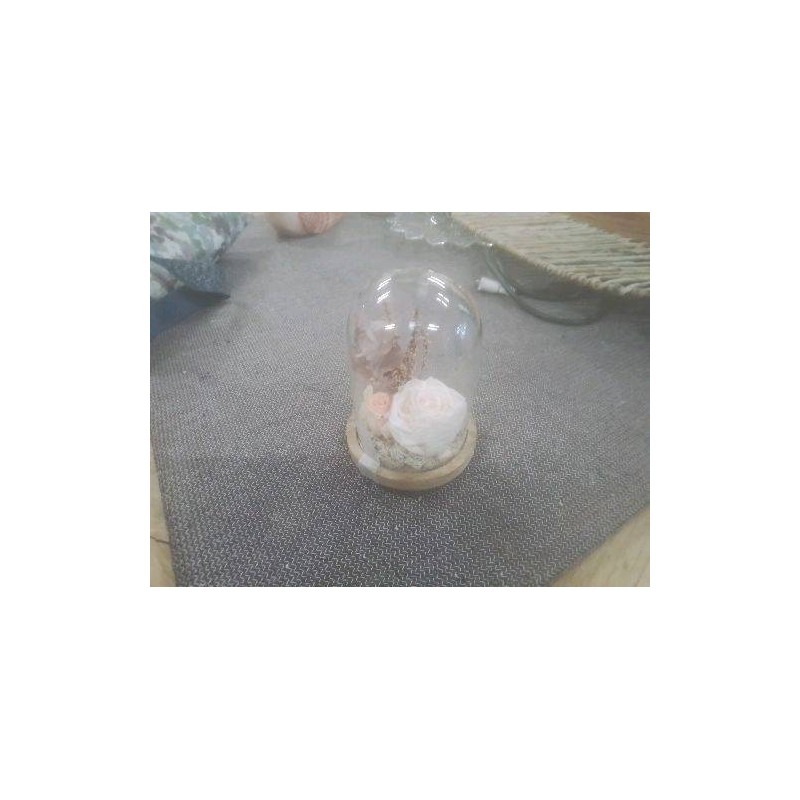 CLOCHE COMPO’ FLEURS ARTIF