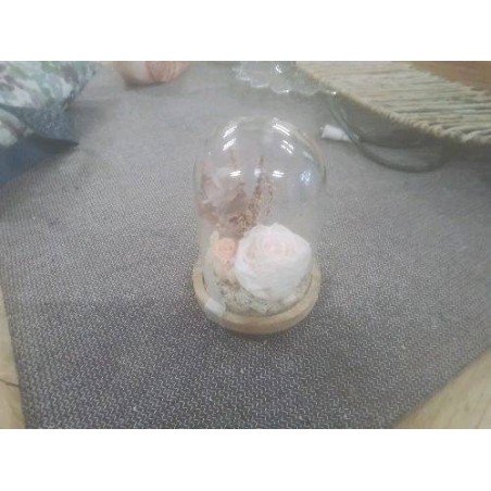 CLOCHE COMPO’ FLEURS ARTIF