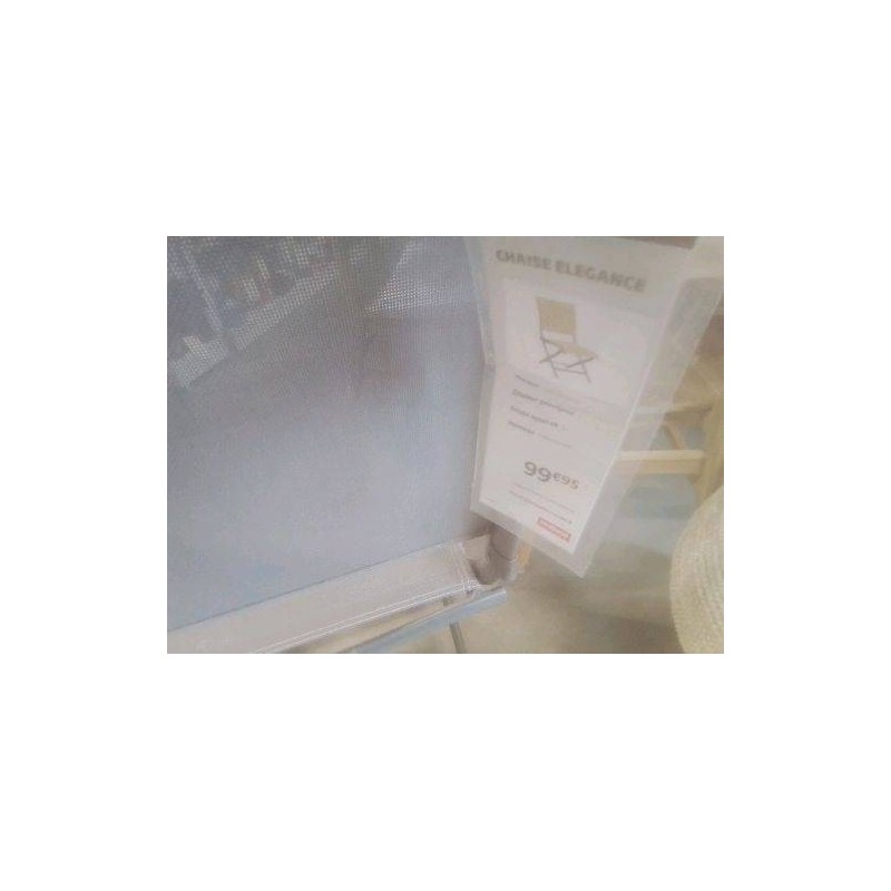 CHAISE PLIANTE GRISE 