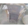 CHAISE PLIANTE GRISE 
