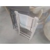 CHAISE PLIANTE TISSU RAYÉ 