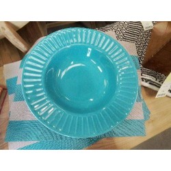 PLAT CREUX ALINEA GM TURQUOISE