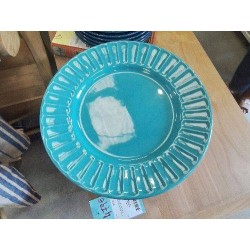 LOT ASSIETTES GM ALINEA TURQUOISE