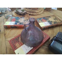 CARAFE VERRE MAUVE SABLÉ 