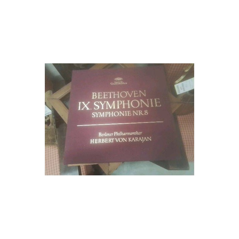COFFRET 2 VINYLS  BEETHOVEN KARAJAN