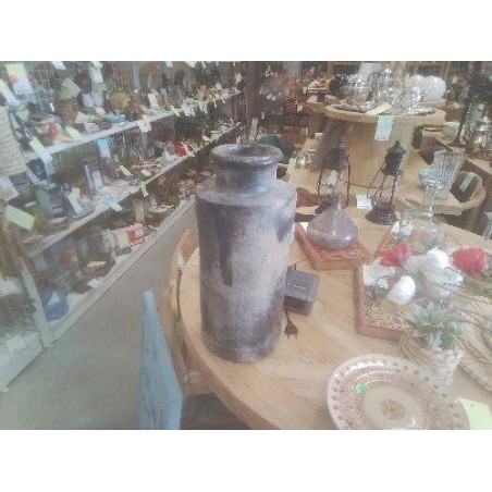 VASE GM RESINE GRIS