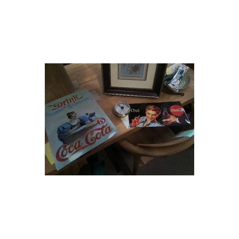 PLAQUE DECO COCA