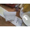 COUPE CACHE POT CARRÉ OPALINE BLANCHE PM