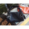 SAC A L EPAULE LANCEL NOIR TISSU