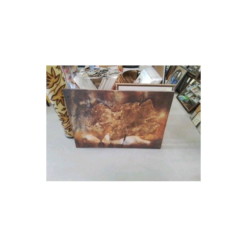 TABLEAU TGM MARRON DORÉ ABSTRAIT