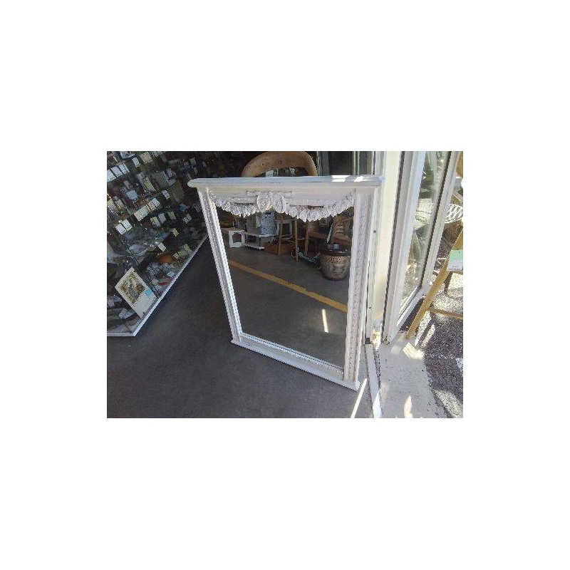 MIROIR BOIS COUNTRY CORNER BLC GM