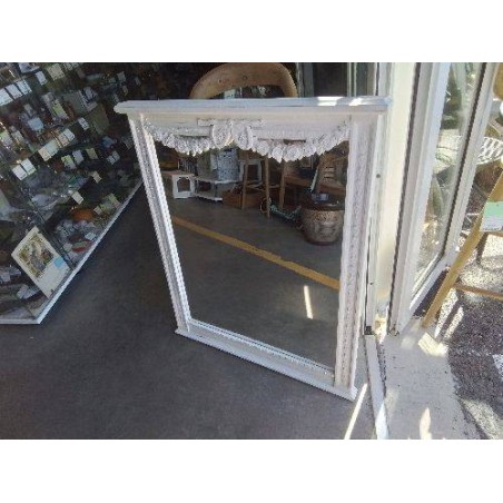 MIROIR BOIS COUNTRY CORNER BLC GM