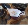 SAUCIERE DÉCOR POISSONS PORCELAINE COULEUVRE