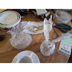 ANIMAL CRISTAL D ARQUES DAUPHIN OU COLOMBES