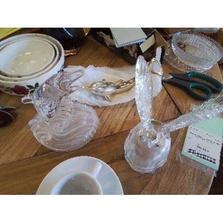 ANIMAL CRISTAL D ARQUES DAUPHIN OU COLOMBES