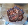 FEUILLE  MARRON ORANGE 