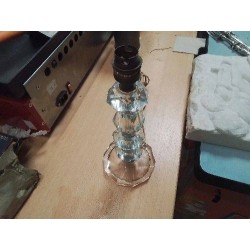 LAMPE VERRE FACETTES