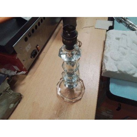LAMPE VERRE FACETTES
